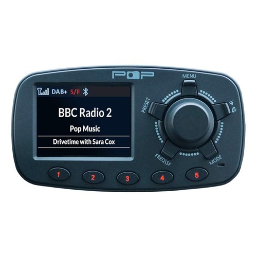 Pop In-Car Digital DAB+ FM Radio 