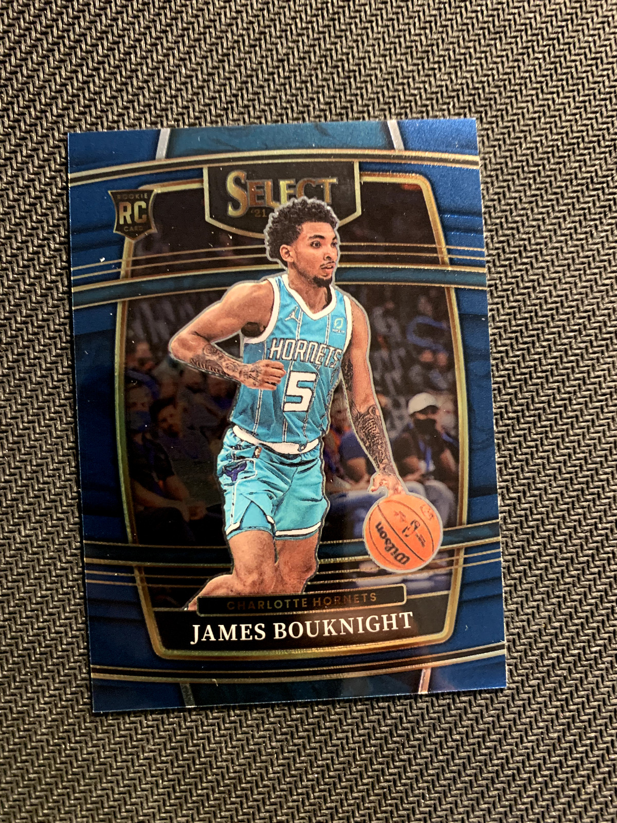 2021-22 Panini Select Concourse Blue Prizm James Bouknight #37 Rookie RC