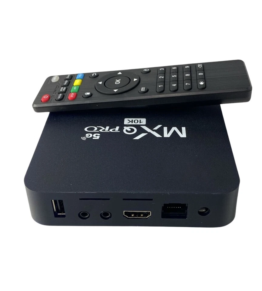 Android Smart TV Box WiFi 5G Mxq Pro 8K Quad Core Full HD Internet tv 32 GB Rom - Immagine 2 di 4