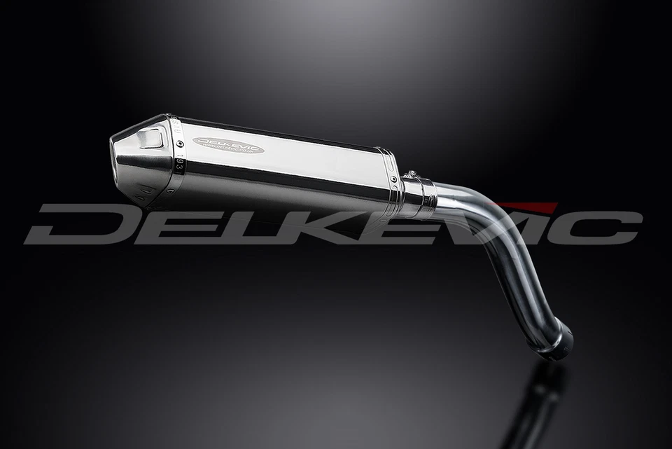 Suzuki SV650 2003-2012 Kit de silenciador de escape de acero inoxidable triovalado de 13" deslizable Foto 3 de 4