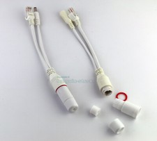 10PCS Waterproof POE Adapter Power Over Ethernet Injector Splitter 12V 24V 2A