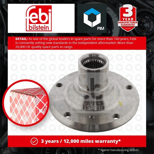 Wheel Hub fits BMW 320D E90, E91 2.0D Rear 04 to 12 N47D20C 33416783671