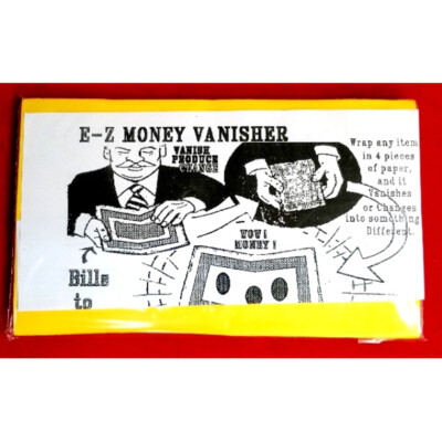 Easy to Do Money Vanisher Classic Magic Trick