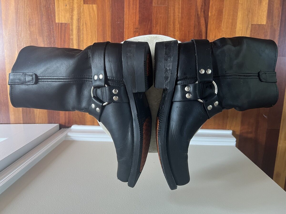 REV Authentic Black Biker Boots Men's Size 9.5 | eBay REV Authentic Black Biker Boots Men's Size 9.5 | eBay