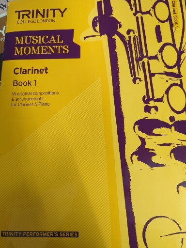 Musical Moments Clarinet: Book 1 by Trinity College London (Paperback, 2011)