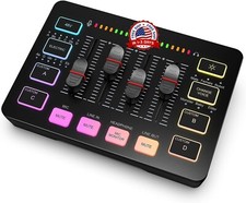 Mixer Para DJ Con Tarjeta De Sonido Espectaculo De Luces Integradas Para Fiestas