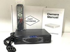 Clear Max 6000 CATV Cable Converter Box With Remote Control Never Used 