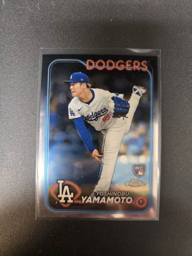 2024 Topps Chrome Baseball Yoshinobu Yamamoto RC #18