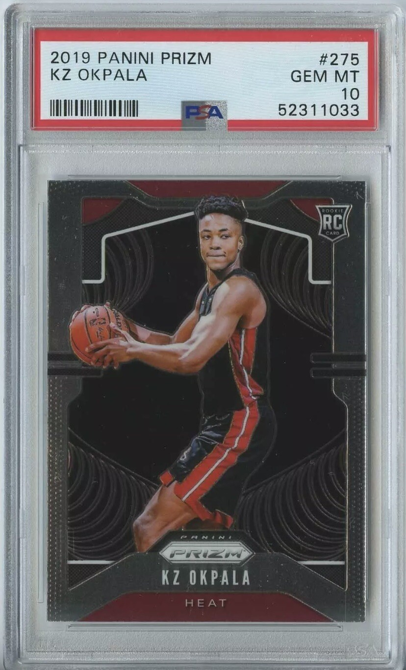 KZ Okpala 2019 20 Panini Prizm Basketball #275 Miami Heat RC Rookie Mint PSA 10