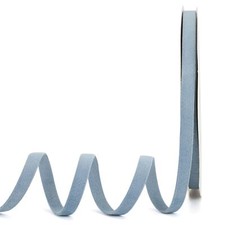 Velvet Ribbon 3/8" 20 Yards Dusty Blue Double Face Gift Wrapping Wedding Bow