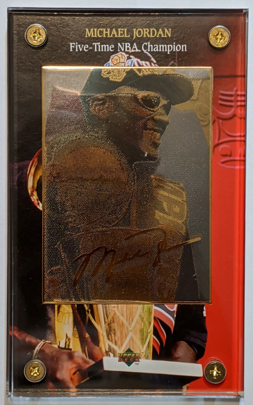 Michael Jordan 24k gold collectible with box | eBay