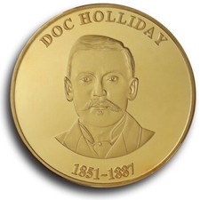 "Doc" Holiday and Wild Bill Hickock Commemorative Medals