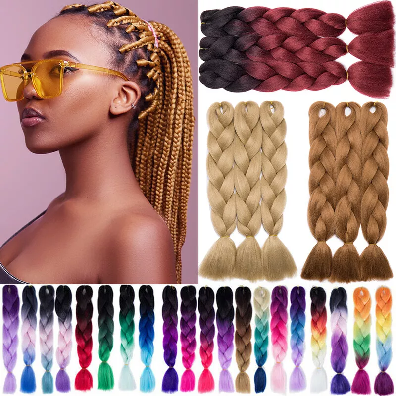 Long red box braids deals