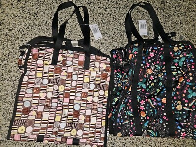 LOT: Two LESPORTSAC Gabrielle Bags In Confection Perfection/Enchanted Day Dream