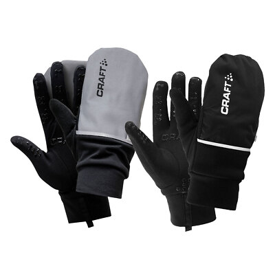 Craft Herren Damen Unisex Handschuhe 2-in-1 Handschuhe Hybrid Weather Gloves