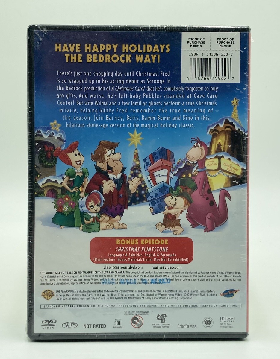 A Flintstones Christmas Carol (DVD, 1994) *New & Sealed