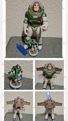 Buzz Lightyear Figur Toy Story  Licht Sound mit Kondenzstreifen gratis Anhänger 
