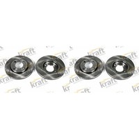 2X Kraft Bremsscheiben 239Mm BelÜFtet Vorne Passend FüR Seat Arosa VW Lupo Polo