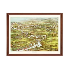 Old Map of Charles River, MA 1900 - Vintage Charles River Ma