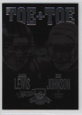 2004 Playoff Contenders Toe to Toe 309/375 Jamal Lewis Rudi Johnson #TT-30 9bp