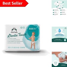 Gentle Touch Diapers Size 5 - 33 Count for Infants Over 27 lbs - Hypoallergenic