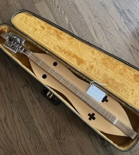 Beautiful 5-String Mountain Dulcimer & Carry Case Unknown Maker