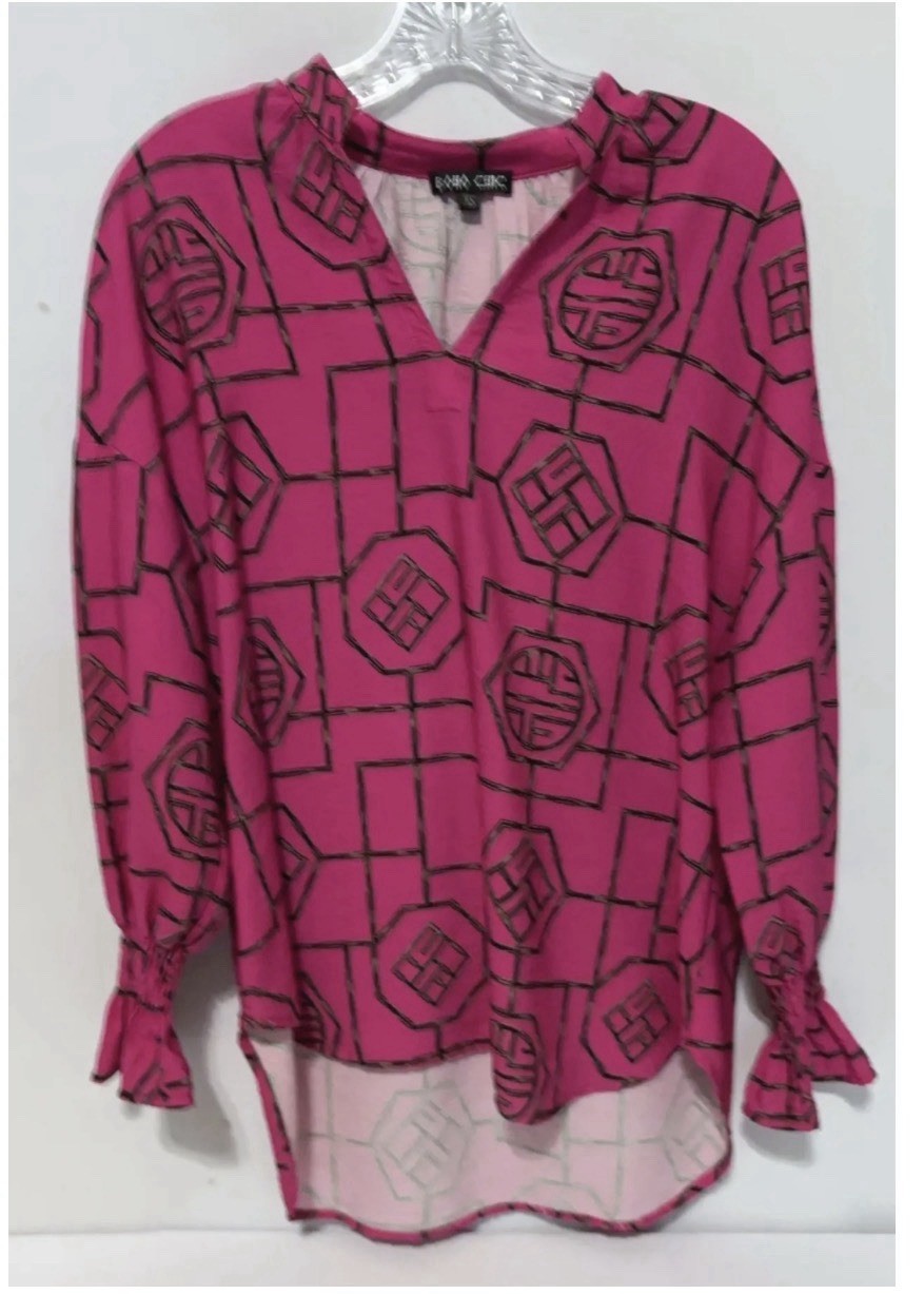 Boho Chic Tunic Multi-Colored, Size M - image 1