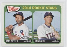 2014 Topps Heritage Rookie Stars Joey Butler Jim Adduci #104 2u3