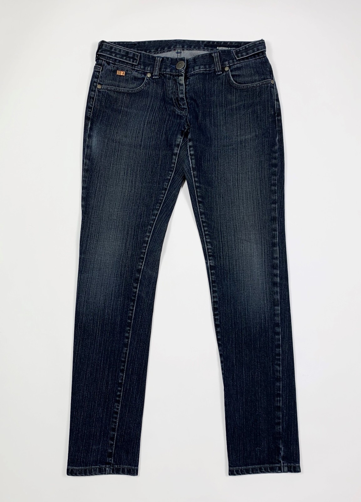 Americanino jeans donna usato slim skinny denim W29 tg 43 blu vita bassa T7596