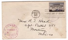 #928 Toward United Nations 1945 First Day Cover FDC Censored WWII to Mexico