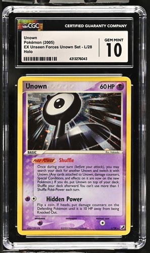 Unown graded CGC 10 for sale on eBay