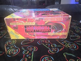 Nintendo Virtual Boy  With Box, A.C Adapter .Tested Working! 2 GAMES