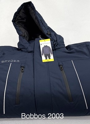 Spyder Men's 3-in-1 Systems Detachable Hood Jacket, Blue, Size S