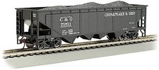 Bachmann 40' Quad Hopper Chesapeake & Ohio #71511 - HO Scale Model Train