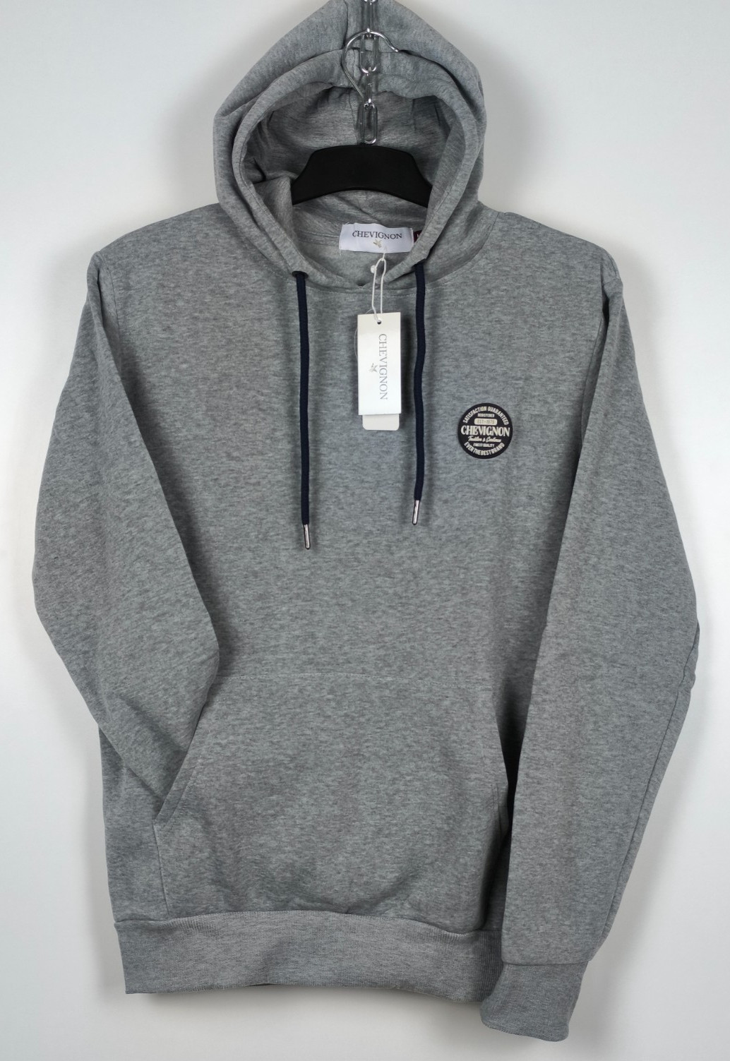Chevignon Herren Jogginganzug Set Hoodie & Hose Hellgrau Größe M NEU image 2