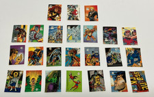 24 different 1987 Marvel Universe Vending Stickers NRMT/MT