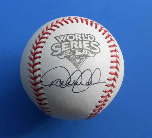 Derek Jeter Signed Rawlings 2009 World Series Baseball - Steiner