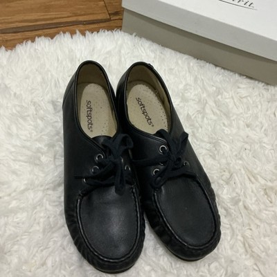 Softspots Shoes Womens Sz WW Leather Comfort Lace Up Walking Orthopedic 103601