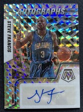 2021-22 Panini Mosaic Steve Francis #AM-SVF Autographs Mosaic Prizm Magic