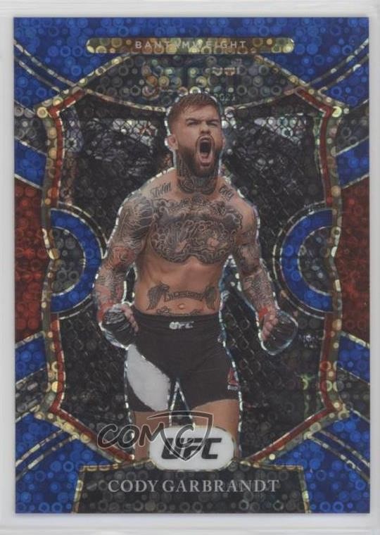 2021 Panini Select UFC Concourse Blue Disco Prizm /99 Cody Garbrandt #20 1o4y