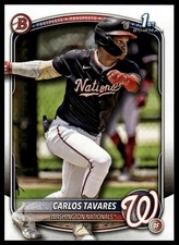 Carlos Tavares 2025 Bowman #BP-28 Prospects Washington Nationals