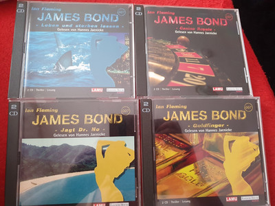 James Bond -  (4 x 2 Cds) gelesen von Hannes Jaenicke