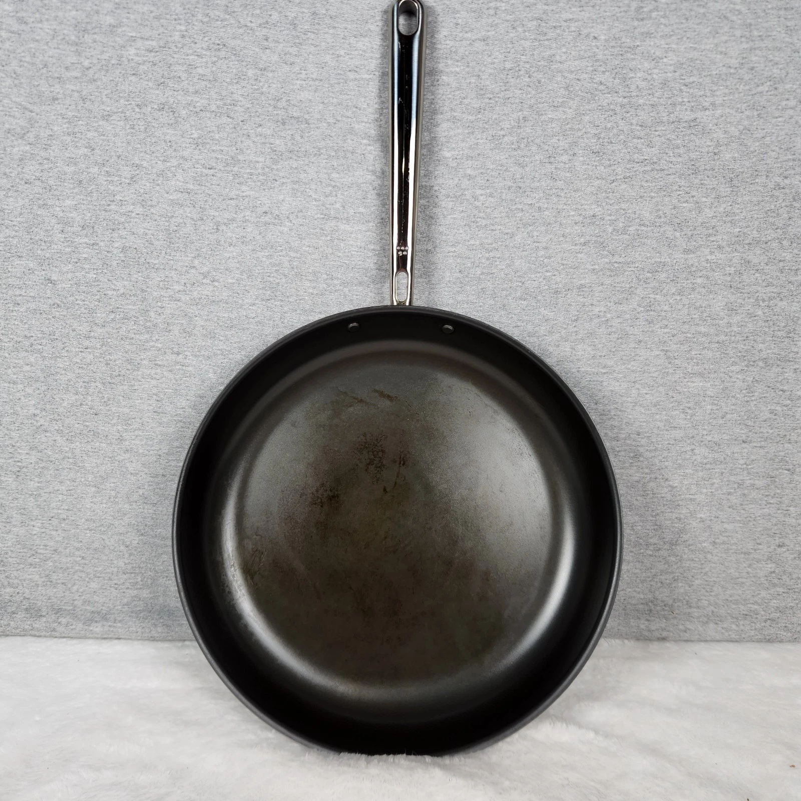 Misen Carbon Nonstick 12" Frying Pan Nitrided Tri-Ply Carbon Steel EUC