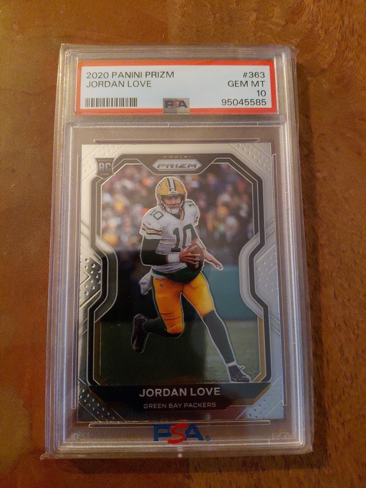 2020 PRIZM JORDAN LOVE RC ROOKIE 363 PSA 10 Gem Mint