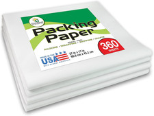 Tree House Packing Paper for Moving &ndash; 360 Newsprint Packing Paper Sheets &ndash; 27&rdquo; X