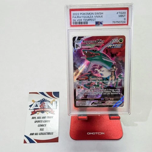PSA 9 Rayquaza VMAX TG20/TG30 Sword & Shield - Silver Tempest