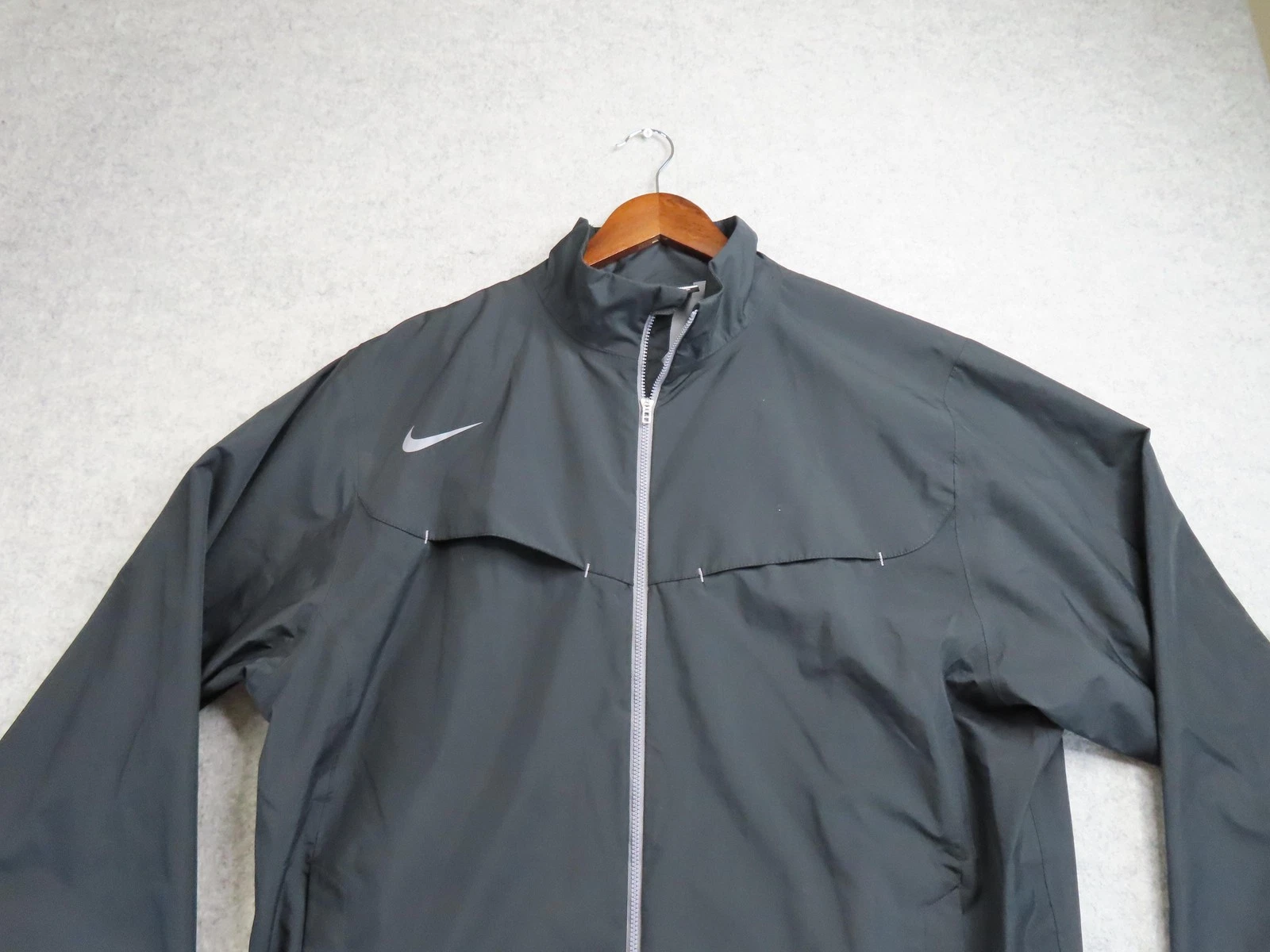 Nike Golf Storm-FIT 10 Jacket Mens Large Gray Full Zip Waterproof 484151-010