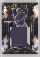 2021 Select Rookie Jumbo Swatches Cracked Ice Prizm 13/25 Anderson Tejeda 0c6