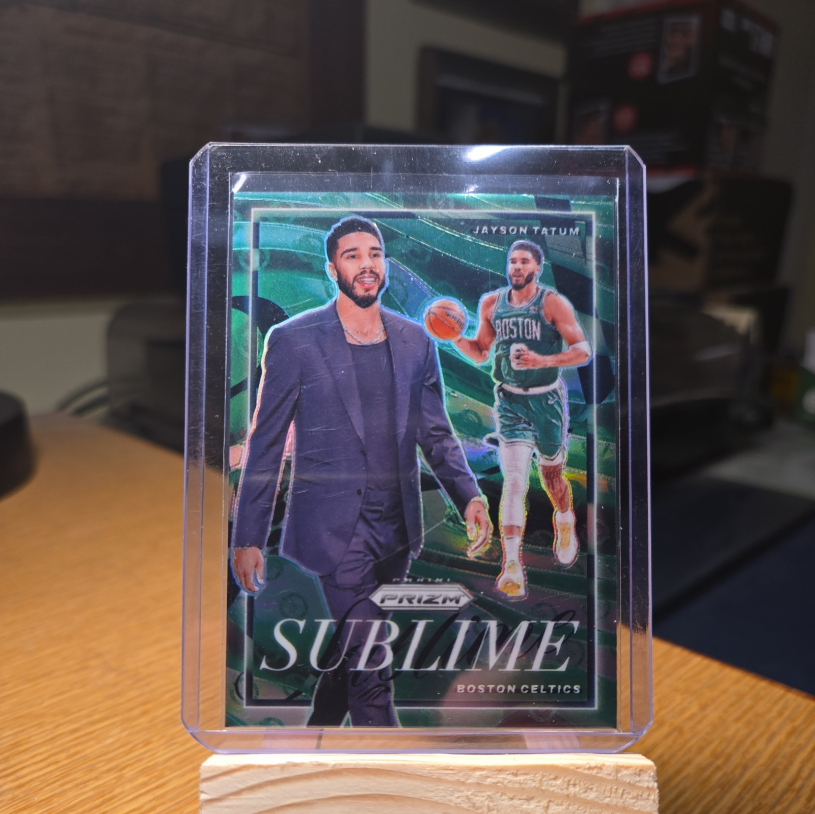 Jayson Tatum 2024-25 Panini Prizm #29 SUBLIME (CASE HIT) - Super Rare!