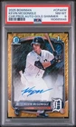 2025 BOWMAN CHROME PROSPECT AUTO GOLD SHIMMER KEVIN MCGONIGLE 41/50 PSA 8